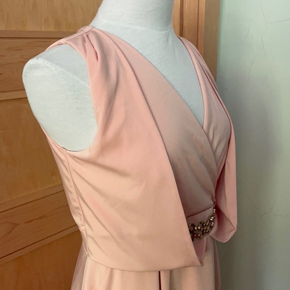 Little Mistress London Sleeveless Baby Pink Dress, Size 4 - Picture 5 of 16